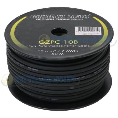 GROUND ZERO GZPC 10B ERŐSÍTŐ TESTKÁBEL, FEKETE 10MM2