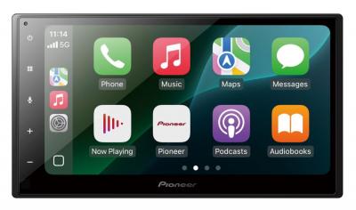 2 DIN autóhifi fejegység, Apple CarPlay, Android Auto